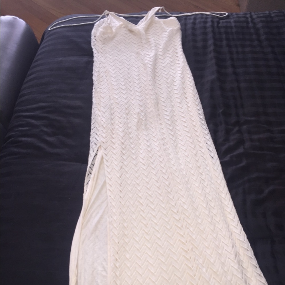Long, white GUESS sundress